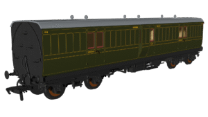 Rapido 978218 SR Olive 'Evolution' Non-Corridor Full Brake No.104 - OO Gauge