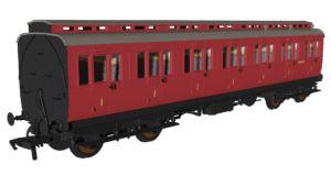 Rapido 978229 BR Crimson 'Evolution' Non-Corridor First No.E52098E - OO Gauge