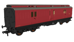 Rapido 978230 BR Crimson 'Evolution' Non-Corridor Full Brake No.E51065E - OO Gauge