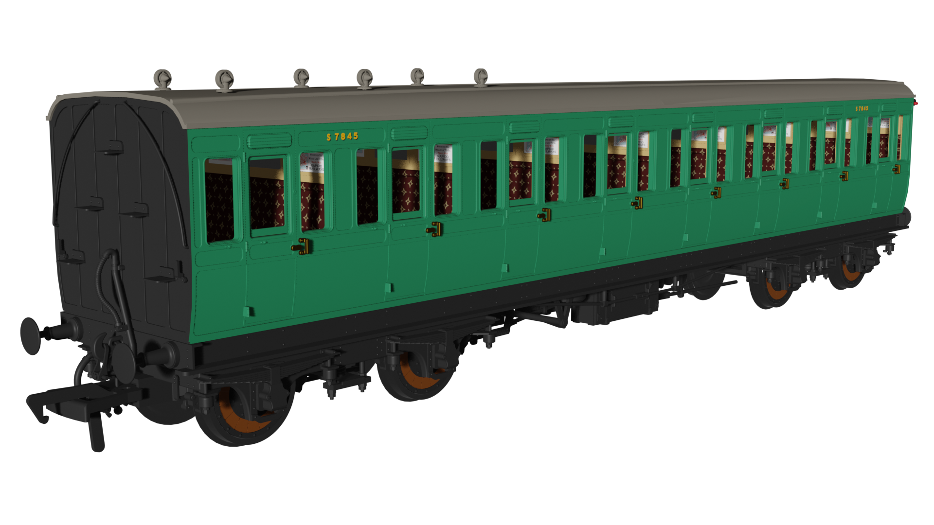 Rapido 978233 BR Malachite 'Evolution' Non-Corridor Third No.S7845 - OO Gauge