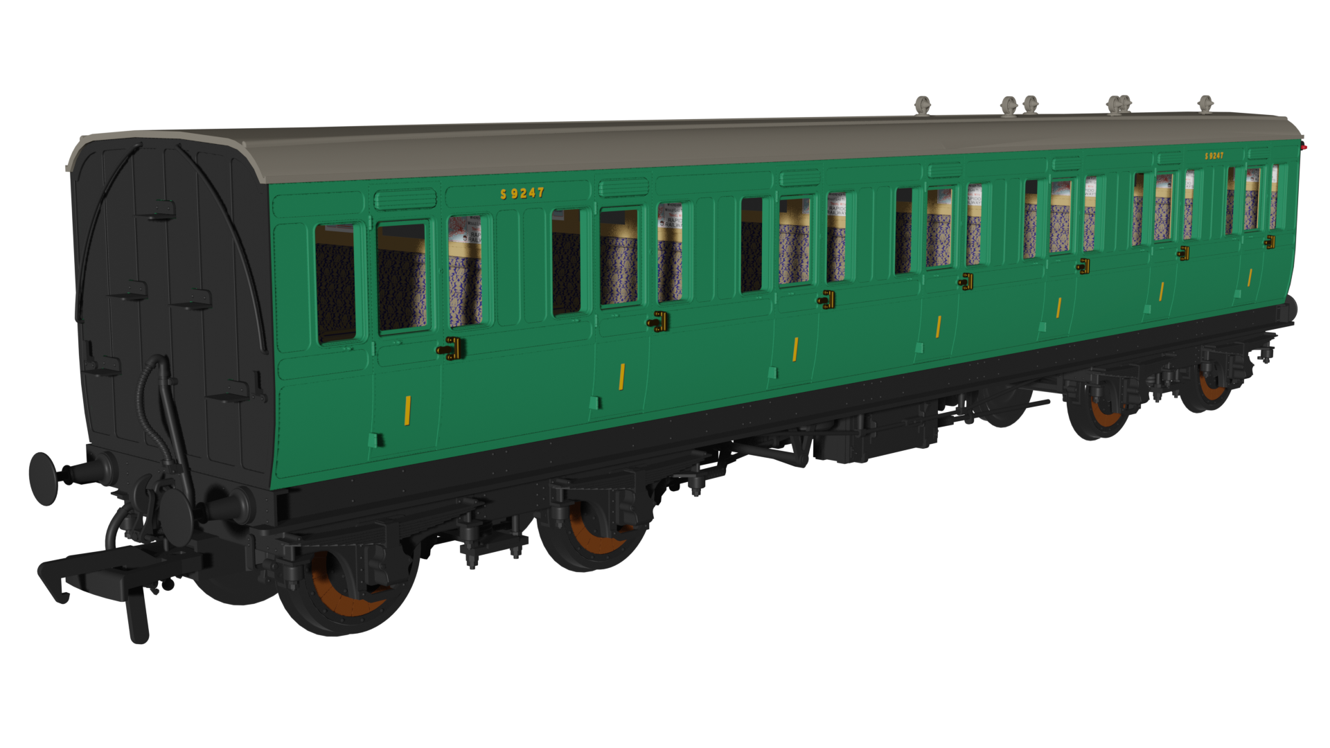 Rapido 978235 BR Malachite 'Evolution' Non-Corridor First No.S9247 - OO Gauge