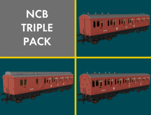 Rapido 978237 NCB 'Evolution' Non-Corridor Carriage Pack - OO Gauge