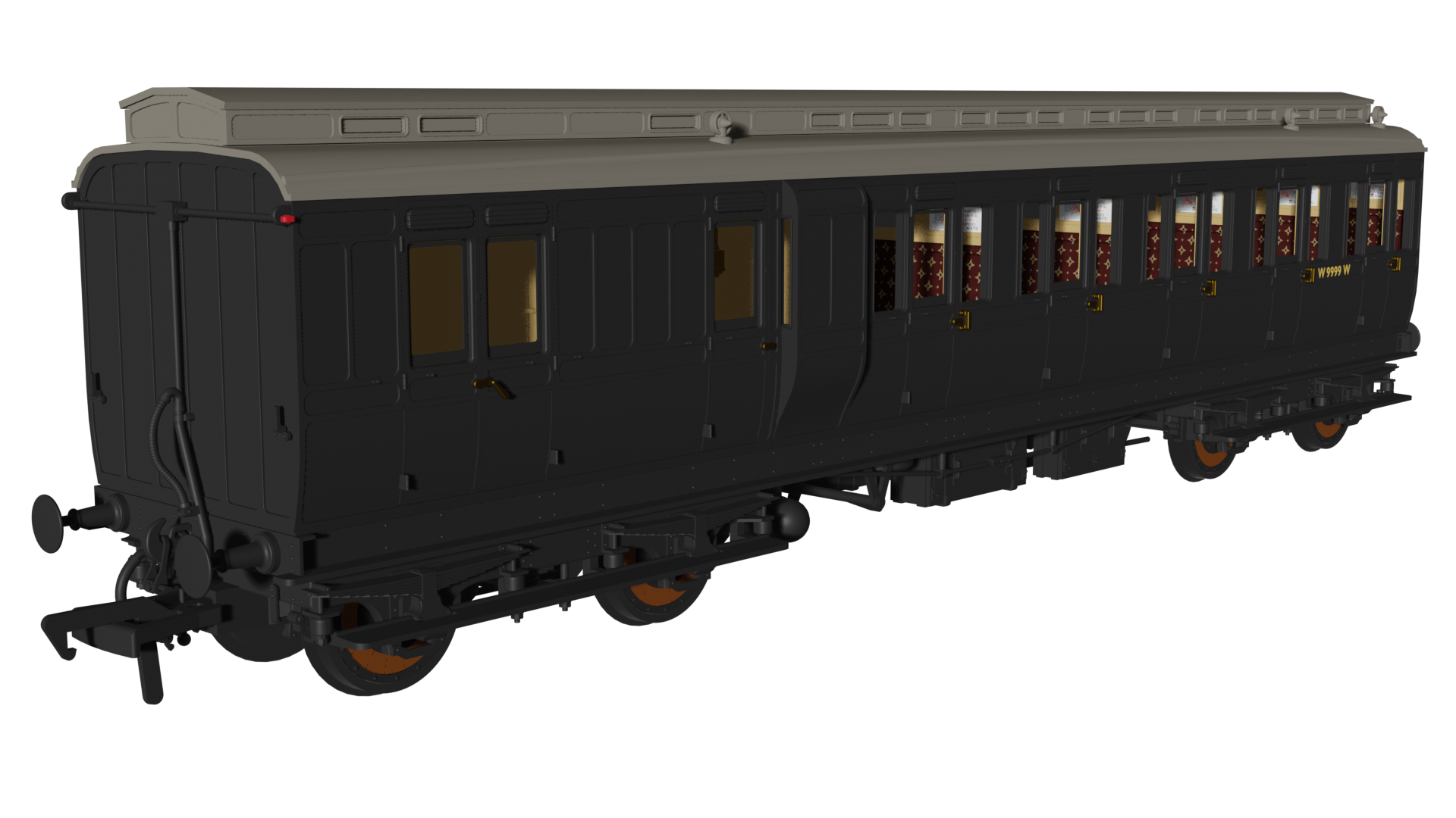 Rapido 978238 BR Engineers 'Evolution' Non-Corridor Carriage Brake Third No.W9999W - OO Gauge