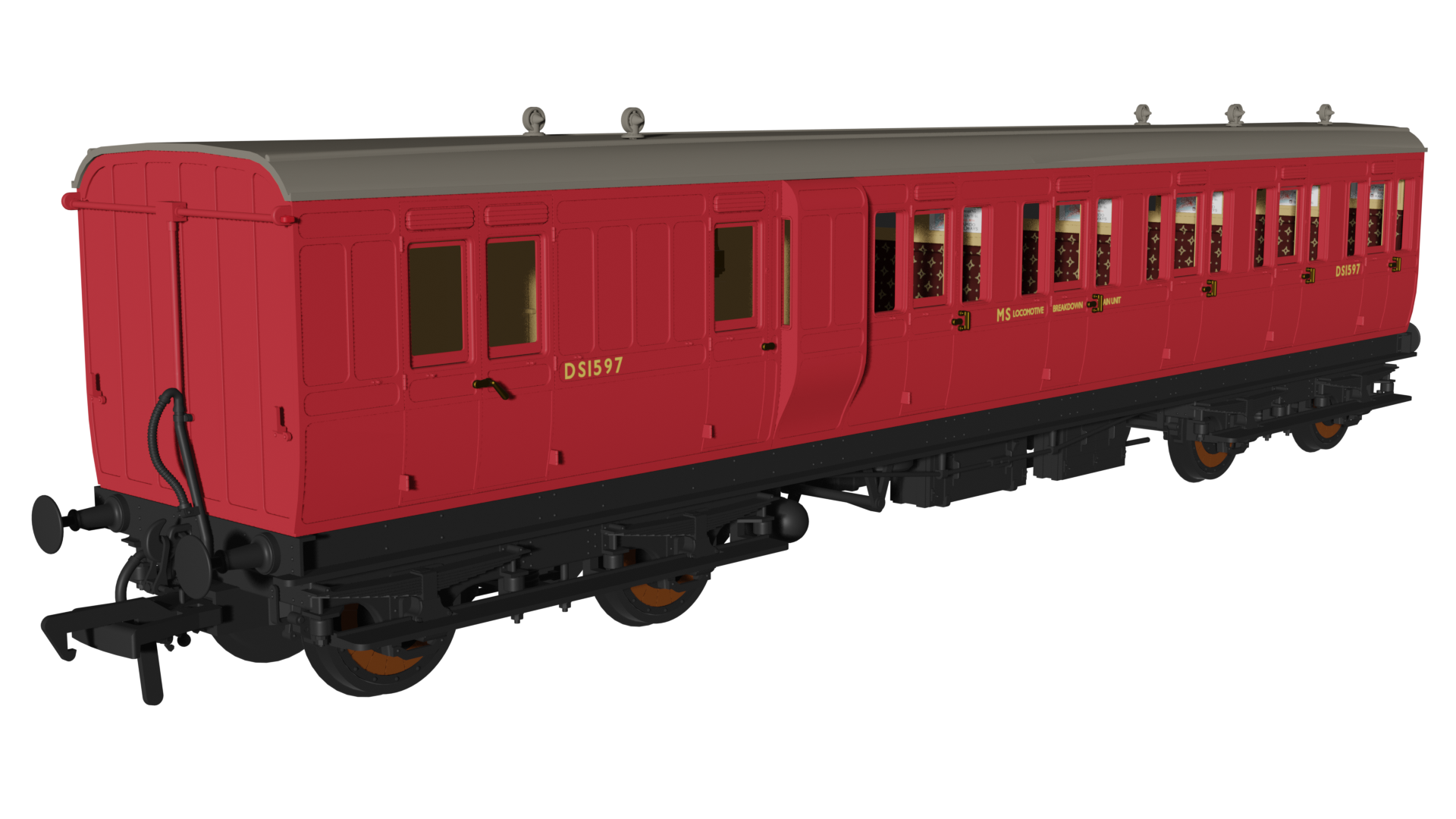 Rapido 978241 BR Engineers 'Evolution' Non-Corridor Third No.DS1597 - OO Gauge
