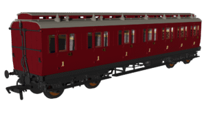 Rapido 978244 Generic Crimson 'Evolution' Non-Corridor Composite - OO Gauge
