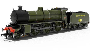 Rapido 992001 - SR U Class No.A639 - SR Lined Olive Livery Class 2-6-0 OO Gauge DCC READY