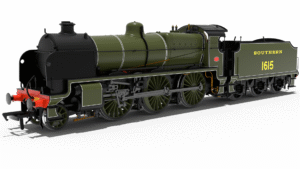 Rapido 992002 - SR U Class No.1615 - SR Lined Olive Livery Class 2-6-0 OO Gauge DCC READY