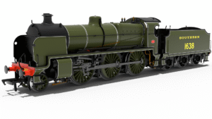 Rapido 992003 - SR U Class No.1638 - SR Lined Olive Livery Class 2-6-0 OO Gauge DCC READY