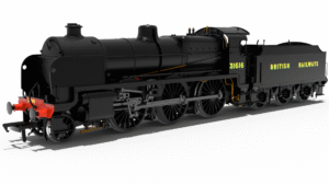 Rapido 992005 - SR U Class No.31616 - BR Black w/ Sunshine Lettering Livery Class 2-6-0 OO Gauge DCC READY