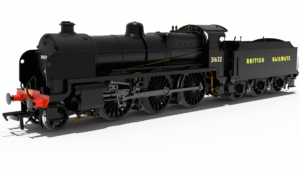 Rapido 992006 - SR U Class No.31632 - BR Black w/ Sunshine Lettering Livery Class 2-6-0 OO Gauge DCC READY