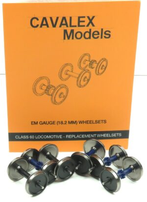 CAVALEX MODELS ACCESSORY EM GAUGE CLASS 60 WHEELSET (OO GAUGE)