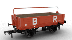 Rapido 925017 GWR 4 PLANK OPEN WAGON Barry Railway Red Oxide - OO Gauge
