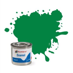 Humbrol AA0028 Enamel Paint: 2 - Emerald Green - Gloss - (14ml)