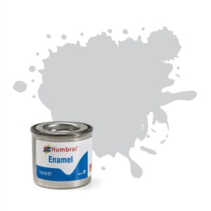 Humbrol AA0120 Enamel Paint: 11 - Silver - Metallic - (14ml)