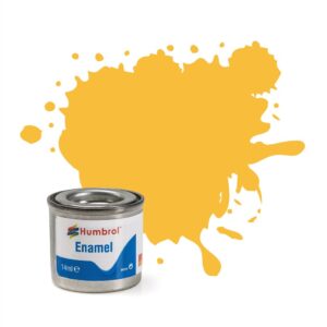 Humbrol AA0268 Enamel Paint: 24 - Trainer Yellow - Matt - (14ml)