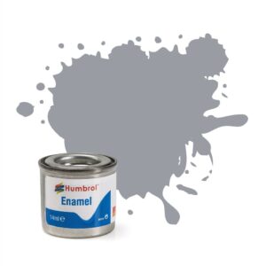 Humbrol AA0713 Enamel Paint: 64 - Light Grey - Matt - (14ml)