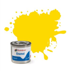Humbrol AA0761 Enamel Paint: 69 - Yellow - Gloss - (14ml)