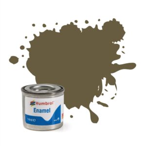 Humbrol AA0953 Enamel Paint: 86 - Olive Green - Matt - (14ml)