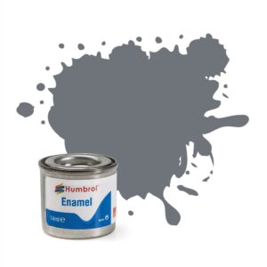 Humbrol AA1780 Enamel Paint: 164 - Dark Sea Grey - Satin - (14ml)
