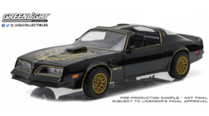 Greenlight GL84036 84036 1977 Pontiac Firebird Trans Am - Starlite Black With Golden Eagle Hood 1:24 Scale