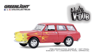 Bachmann Europe plc Club V Dub Series Volkswagen Type Panel Van – Flames PM ()