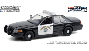 Greenlight - GL85523 85523 Hot Pursuit (2015 Movie)-2008 Ford Crown Victoria Police Interceptor - 1:24 Scale