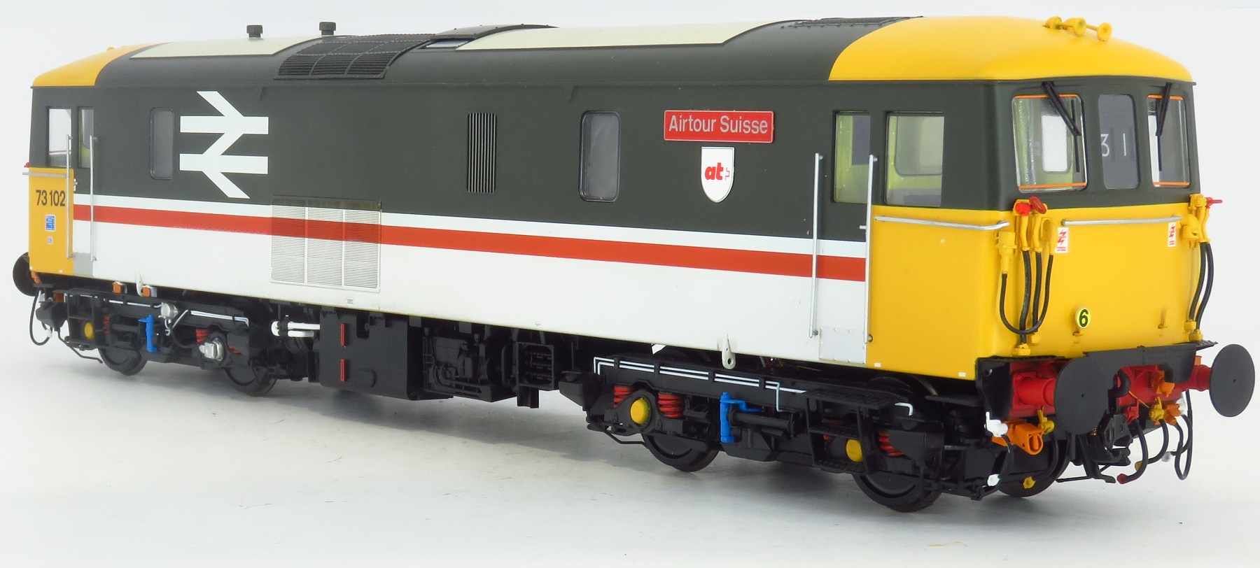 Heljan 7304OT02. Class 73/1 Electro-Diesel| 73102 Airtour Suisse|In InterCity Executive Livery O Gauge