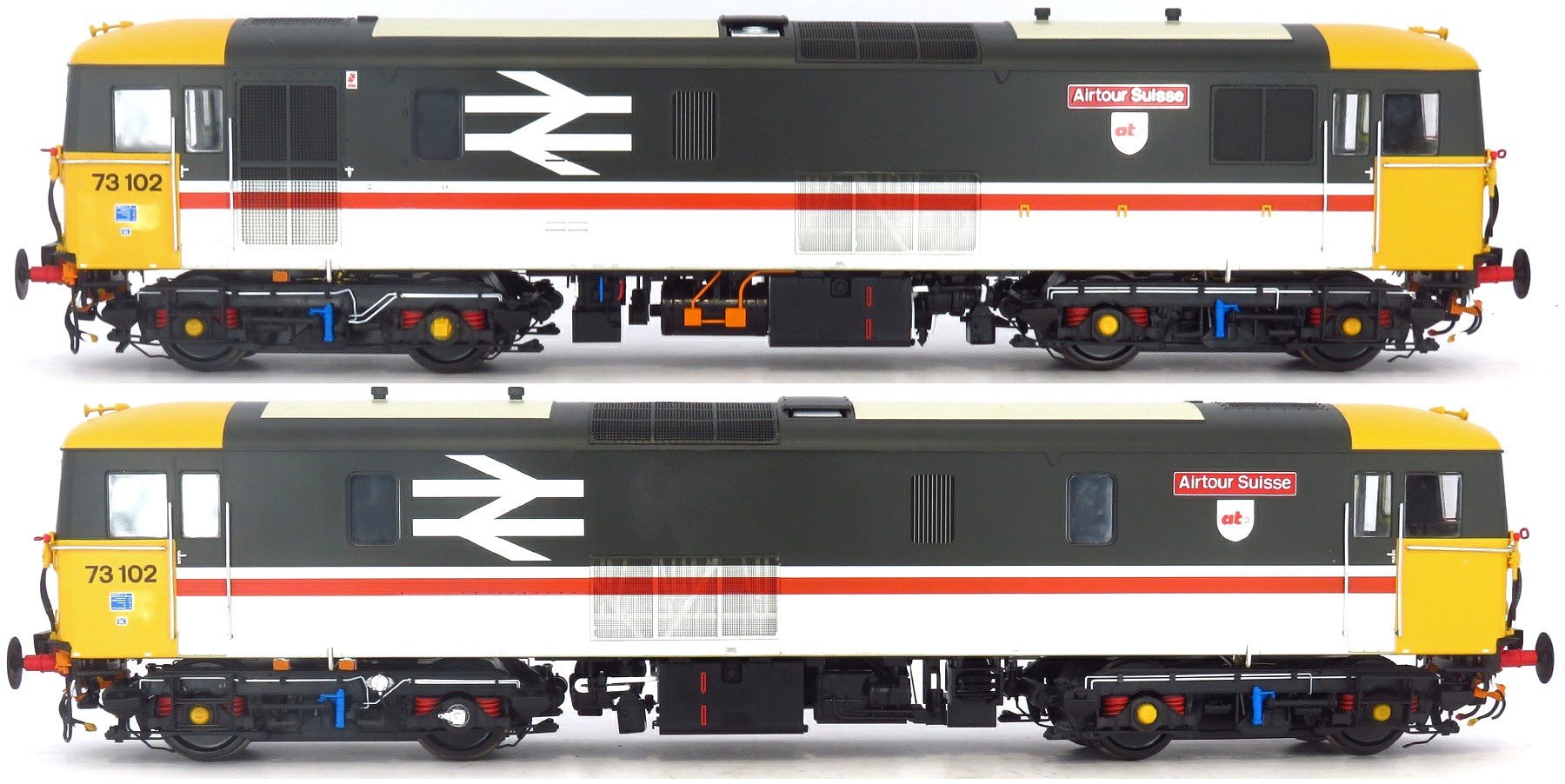 Heljan 7304OT02. Class 73/1 Electro-Diesel| 73102 Airtour Suisse|In InterCity Executive Livery O Gauge