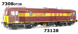 Heljan 7308OT28. Class 73 Electro-Diesel|73128|In EW&S Livery O Gauge