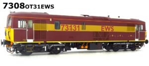 Heljan 7308OT31EWS. Class 73 Electro-Diesel |73131| In EWS Livery O Gauge