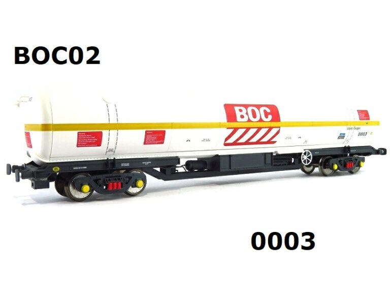 Heljan BOC02. 100 Ton Liquid Oxygen Tank Wagon| 0003|In BOC Liquid ...