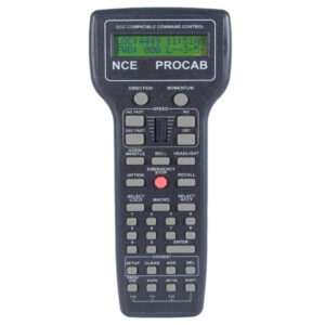 NCE 5240010 NCE ProCab Deluxe Handheld Throttle/Cab Backlit LCD digital encoder extra features