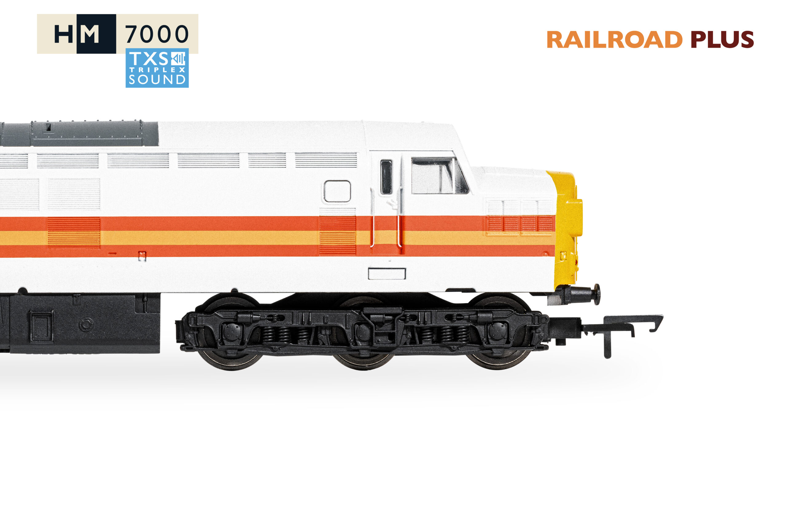 Hornby R30435TXS Railroad Plus BR - Class 37 - '37093' Police Livery (DCC Sound Fitted) - OO Gauge