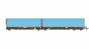 Revolution RT-OO-WIA-401C 5 Car Arbel WIA Car Carrier with RfD Squadron Branding (OO/4mm) OO Gauge