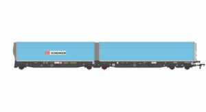 Revolution RT-OO-WIA-403B 5 Car Arbel WIA Car with DB Schenker Branding (OO/4mm) OO Gauge