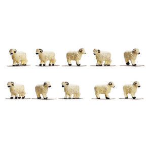 Hornby R7122 SHEEP - Pack of 10 - OO Gauge