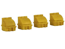 Bachmann Scenecraft 44-546 Grit Bins x4 OO Scale