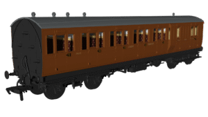 Rapido 978126 London Transport  Evolution Non-Corridor Brake Third No.9633 - OO Gauge