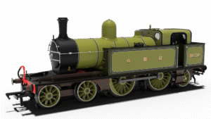 Rapido 989001 GNR C2 Tank - No.1020 GNR Lined Green - OO Gauge