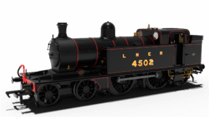 Rapido 989006 LNER C12 Tank - No.4502 LNER Lined Black - OO Gauge
