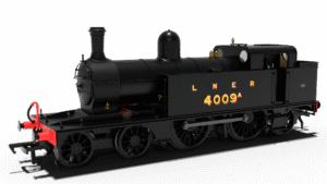 Rapido 989007 LNER C12 Tank - No.4009A LNER Plain Black - OO Gauge