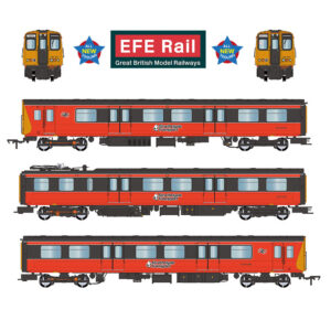 EFE Rail E81010 Class 314 3-Car EMU 314202 BR Strathclyde PTE Orange & Black - OO Gauge