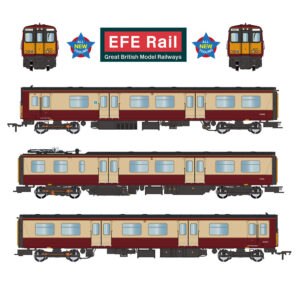 EFE Rail E81011 Class 314 3-Car EMU 314201 Strathclyde PTA Carmine & Cream - OO Gauge