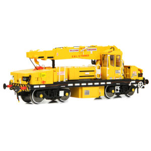 EFE Rail E87108 Plasser 12T YOB Diesel-Hydraulic Crane DRP81515 BR Departmental Yellow - OO Gauge