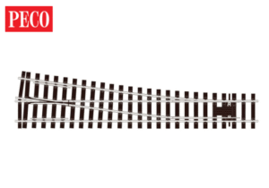 Peco SL-E791FB Flat Bottom O Gauge RH Turnout - Medium Radius