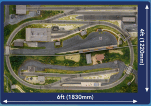 Scenecraft 44-900 Lucsmore Vale Layout Mat - 1:76 (OO) Gauge