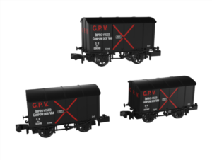 Rapido 961005 Iron Mink – SR at War Wagon Triple Pack N Gauge