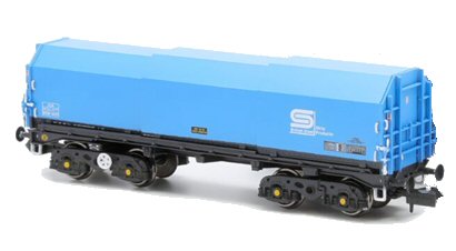 Revolution - RT-JSA-BSSP-202B JSA Coil Carrier British Steel Blue Livery Twin Pack B - N Gauge