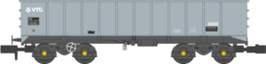Revolution - RT-PTA-VTG-541A PTA/JUA Aggregate Tippler Wagons in VTG Grey Livery 5 (Outer) Pack A - N Gauge