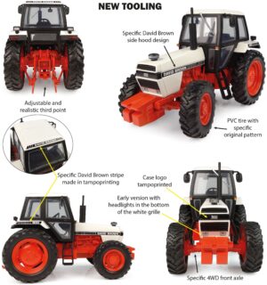 Universal Hobbies UNI 6753 David Brown 1690 4x4WD -  1:32 Scale